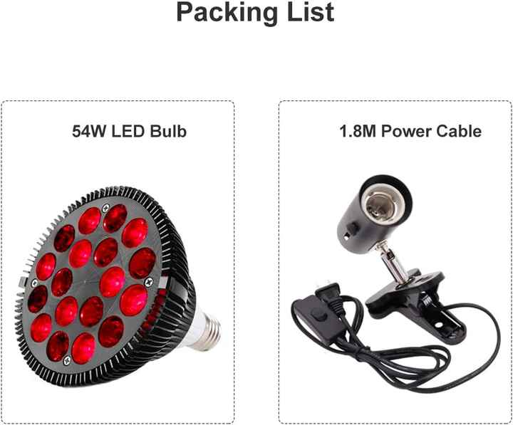 LED Red Light Therapy Lamp